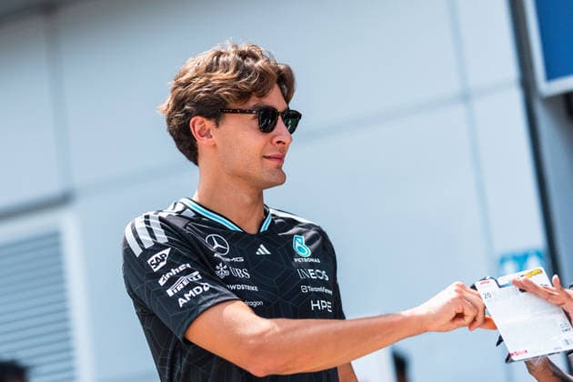Formula 1 Gulf Air Bahrain Grand Prix in Malaysia 2026 Levi Erb OVERTAKE MAXPPP - Sepang 01 10 2026 63 RUSSELL George (gbr), Mercedes-AMG PETRONAS Formula One Team, portrait at the Formula 1 Gulf Air Bahrain Grand Prix 2026 in Malaysia, the 15th round of the 2026 FIA Formula 1 World Championship, WM, Weltmeisterschaft at the Sepang International circuit, from 1 to 4 October 2026 Sepang Sepang International Circuit Malaysia  Copyright: xOVERTAKE MAXPPPxLevixErbx OVT202610016769 OVT202610016769
