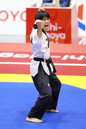 Yumi YANAGI (JPN), OCTOBER 1, 2026 - Taekwondo : Mens Individual Poomsae Semifinals Contest at Toyohashi Gymnasium during the Asian Games Aichi-Nagoya 2026 in Aichi, Japan. Noxthirdxpartyxsales  aflo_352330415 KenichiroxOganex