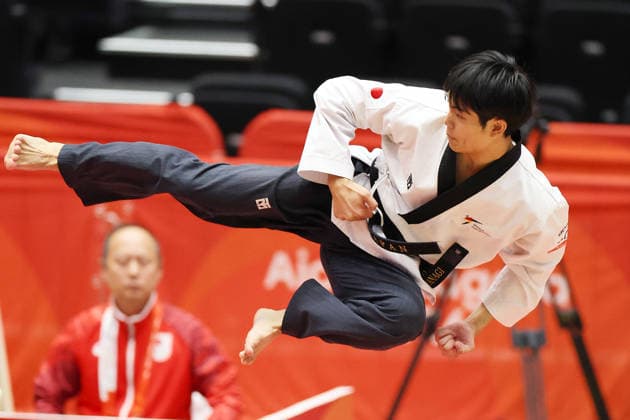 Yumi YANAGI (JPN), OCTOBER 1, 2026 - Taekwondo : Mens Individual Poomsae Semifinals Contest at Toyohashi Gymnasium during the Asian Games Aichi-Nagoya 2026 in Aichi, Japan. Noxthirdxpartyxsales  aflo_352330420 KenichiroxOganex