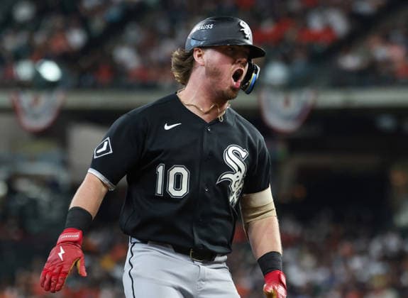 September 30, 2026, Houston, Tx, USA: The Chicago White Sox Chase Meidroth celebrates while rounding the bases after hitting a three-run home run in the sixth inning against the Houston Astros in Game 2 of an N.L. Wild Card series at Daikin Park on Wednesday, Sept. 30, 2026, in Houston. Sports News - September 30, 2026  - ZUMAm67_ 0868274827st Copyright: xJohnxJ.xKimx