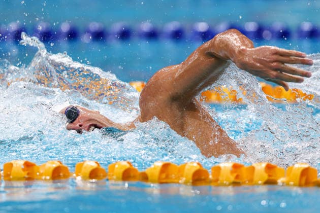 October 1, 2026, Sydney, Nsw, Australia: MATTHEW SATES of South Africa competes in the MenÃ¢â‚¬â ¢s 200m individual medley heats during the 2026 Australian Short Course Championships. Sydney Australia - ZUMAt173 20261001_zsp_t173_003 Copyright: xStephanexThomasx