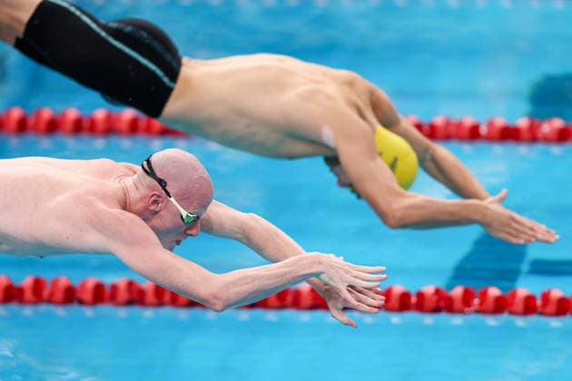 October 1, 2026, Sydney, Nsw, Australia: ROWAN CROTHERS competes in the MenÃ¢â‚¬â ¢s 100m free MC heats during the 2026 Australian Short Course Championships. Sydney Australia - ZUMAt173 20261001_zsp_t173_019 Copyright: xStephanexThomasx