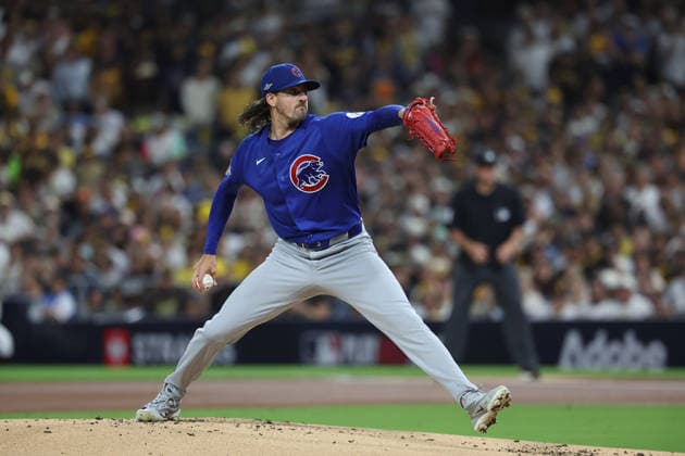 September 30, 2026, San Diego, Ca, USA: Chicago Cubs pitcher Kevin Gausman throws in the first inning against the San Diego Padres during Game 2 of an N.L. Wild Card series at Petco Park on Wednesday, Sept. 30 2026, in San Diego. Sports News - September 30, 2026  - ZUMAm67_ 0868290830st Copyright: xBrianxCassellax