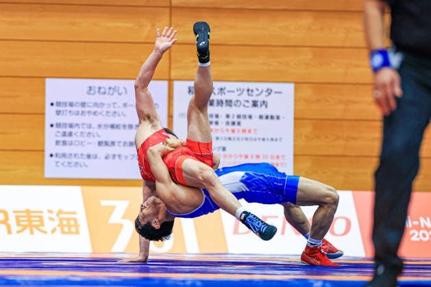 Asian Games 60kg GR - Alisher Ganiev (UZB) df. Ayata Suzuki (JPN) Copyright: xAmirrezaxAliasgarix