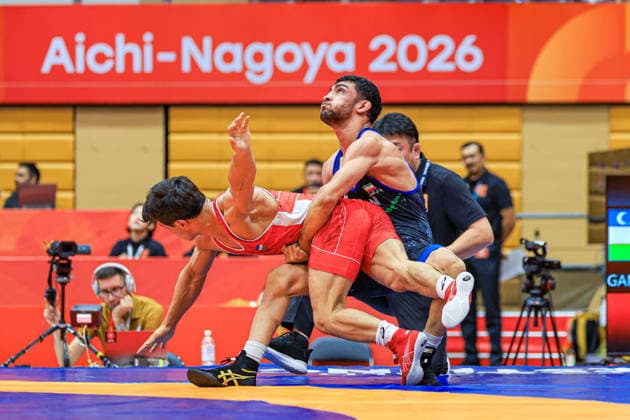 Asian Games 60kg GR - Alisher Ganiev (UZB) df. Sajjad Javid Abbaspourragani (IRI) Copyright: xAmirrezaxAliasgarix
