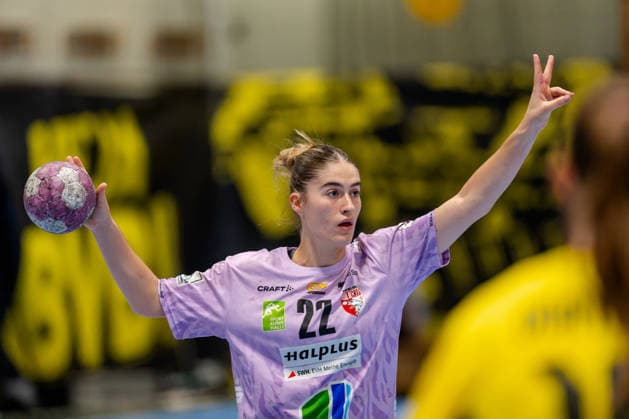 Dortmund, 30.09.2026, Handball, Damen, DHB-Pokal, 2. Runde , BVB Borussia Dortmund - SV Union Halle-Neustadt Tabea Wipper (SV Union Halle-Neustadt, 22) während des Spiels