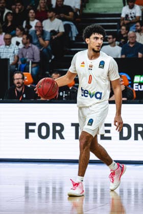 Adam Atamna (ratiopharm ulm) controls the Ball during the BKT EuroCup 2026 2027 match between ratiopharm ulm and Balkan Botevgrad at ratiopharm Arena on September 30, 2026 in Neu Ulm, Germany. (Photo by Harry Langer DeFodi Images) -