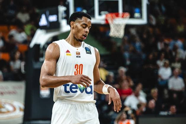 Jaylen Sims (ratiopharm ulm) Looks on during the BKT EuroCup 2026 2027 match between ratiopharm ulm and Balkan Botevgrad at ratiopharm Arena on September 30, 2026 in Neu Ulm, Germany. (Photo by Harry Langer DeFodi Images) -