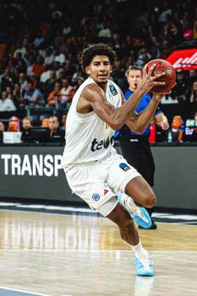 Meissa Faye (ratiopharm ulm) controls the Ball during the BKT EuroCup 2026 2027 match between ratiopharm ulm and Balkan Botevgrad at ratiopharm Arena on September 30, 2026 in Neu Ulm, Germany. (Photo by Harry Langer DeFodi Images) -