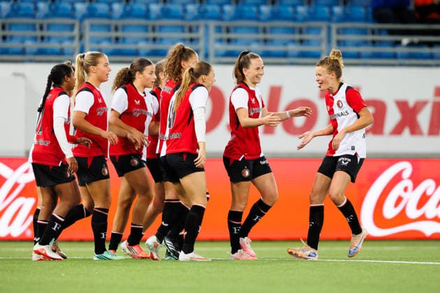Vaalerenga v Feyenoord, UEFA Women™s Europa Cup, Oslo, Norway Oslo, Norway. 30th, September 2026. Fleur Stoit of Feyenoord equalises for 1-1 during the UEFA Women™s Europa Cup match between Vaalerenga and Feyenoord at Intility Arena in Oslo. Norway, Oslo, Intility Arena  Copyright: xGonzalesxPhoto KetilxMartinsenx