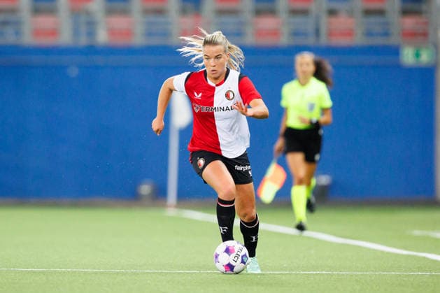 Vaalerenga v Feyenoord, UEFA Women™s Europa Cup, Oslo, Norway Oslo, Norway. 30th, September 2026. Kirsten van de Westeringh of Feyenoord seen during the UEFA Women™s Europa Cup match between Vaalerenga and Feyenoord at Intility Arena in Oslo. Norway, Oslo, Intility Arena  Copyright: xGonzalesxPhoto KetilxMartinsenx