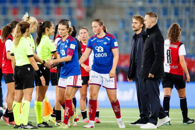 Vaalerenga v Feyenoord, UEFA Women™s Europa Cup, Oslo, Norway Oslo, Norway. 30th, September 2026. Live Balmforth (36) of Vaalerenga seen after the UEFA Women™s Europa Cup match between Vaalerenga and Feyenoord at Intility Arena in Oslo. Norway, Oslo, Intility Arena  Copyright: xGonzalesxPhoto KetilxMartinsenx