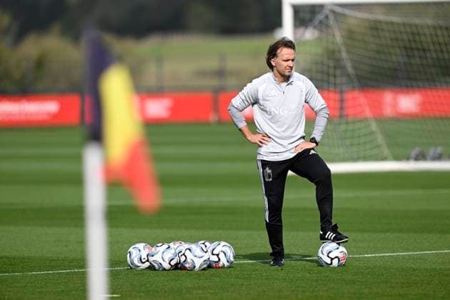 Belgium v Turkey - UEFA Nations League 2026 Media Activities 01 10 2026 TUBIZE, BELGIUM - OCTOBER 01 : Zenden Boudewijn assistant coach of Belgium pictured during a training session ahead of the UEFA Nations League tournament league phase matchday 3 group A1 match between Belgium and Turkey on October 1, 2026 in Tubize, Belgium, 01 10 2026 Tubize Belgium  Copyright: xNicoxVereeckenx
