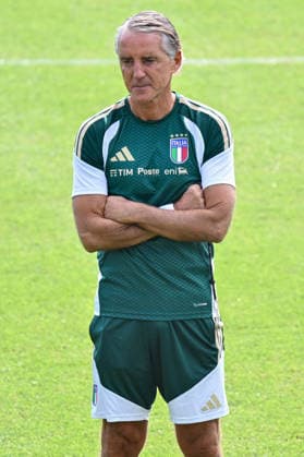 foto IPP lisa guglielmi Coverciano - Firenze 01-10-2026 Raduno della Nazionale di Calcio dell Italia nella foto Roberto Mancini (allanatore Italia) italy photo press world copyright italy ITALY  Copyright: xR4924_italyphotopressx