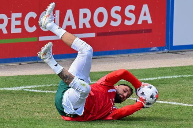 foto IPP lisa guglielmi Coverciano - Firenze 01-10-2026 Raduno della Nazionale di Calcio dell Italia nella foto Gianluigi Donnarumma (Italia) italy photo press world copyright italy ITALY  Copyright: xR4924_italyphotopressx