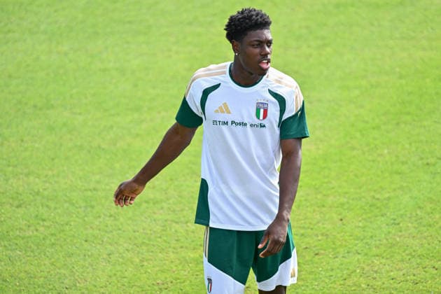 SOCCER - UEFA Nations League - TEAM ITALY - TRAINING Photo by IPA ABACAPRESS.COM89177739 - Italian player Issa Doumbia during TEAM ITALY - TRAINING, a UEFA Nations League soccer match in Florence, Italy, on October 1, 2026 Florence Italy  Copyright: xIPAxSport ABACAx