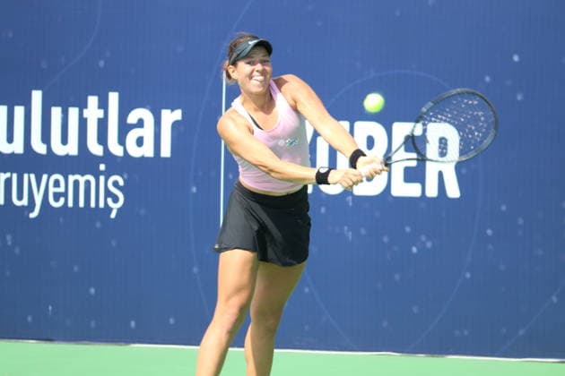 WTA, Tennis Damen 125 Adana Open Tennis Tournament ADANA, TURKIYE - OCTOBER 1: Weronika Falkowska of Poland competes during ouarterfinal matches at the WTA 125 Adana Open Tennis Tournament in Adana, Turkiye on October 1, 2026. Bekir Omer Fansa Anadolu Adana Turkey. Editorial use only. Please get in touch for any other usage.  Copyright: x2026xAnadoluxBekirxOmerxFansax