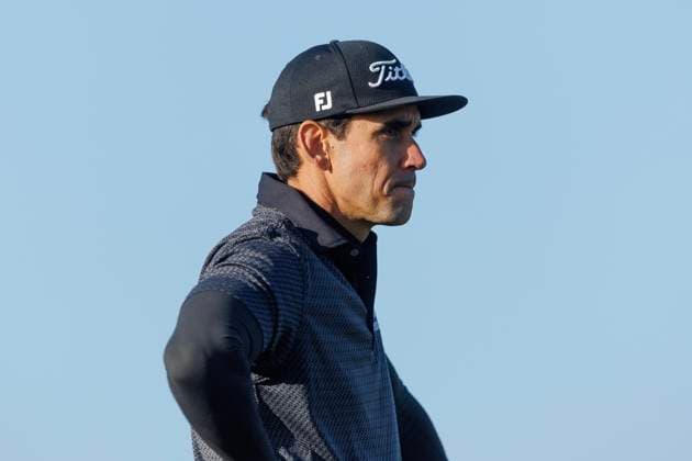 1st October 2026; Carnoustie Golf Links, Carnoustie, Angus, Scotland; DP World Tour Golf, Alfred Dunhill Links Championship, Day 1; Rafa Cabrera Bello of Spain on the first green DavidxYoung