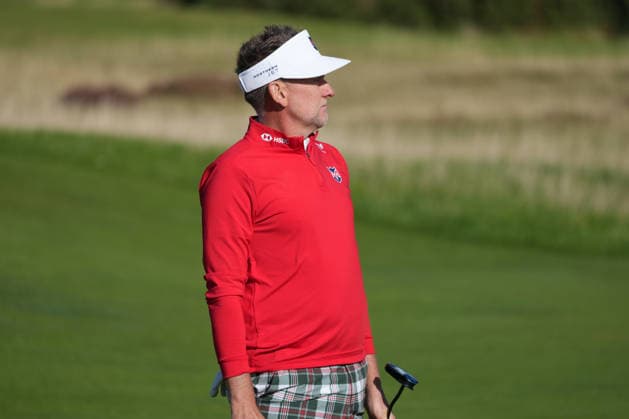RECORD DATE NOT STATED 1st October 2026; Old Course at St Andrews, Mount Melville, Scotland; DP World Tour Golf, Alfred Dunhill Links Championship, Day 1; Ian Poulter on the 15th hole AlecxBrown