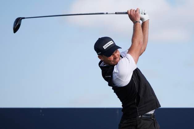 RECORD DATE NOT STATED 1st October 2026; Carnoustie Golf Links, Carnoustie, Angus, Scotland; DP World Tour Golf, Alfred Dunhill Links Championship, Day 1; Danny Willett of England plays a shot from the tee on the second hole DavidxYoung