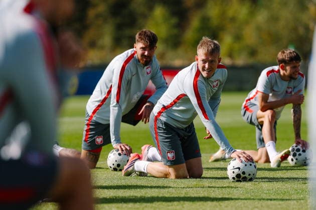 01.10.2026 KEPA, HOTEL BONIFACIO PILKA NOZNA (FOOTBALL) LIGA NARODOW UEFA 2026 - DYWIZJA B OFICJALNA KONFERENCJA I TRENING REPREZENTACJI POLSKI NZ KAROL SWIDERSKI FOTO LUKASZ GROCHALA CYFRASPORT NEWSPIX.PL --- newspix.pl Polish football national team, Nationalteam training and press conference, PK, Pressekonferenz in Kepa near Sochocin POLAND OUT! 