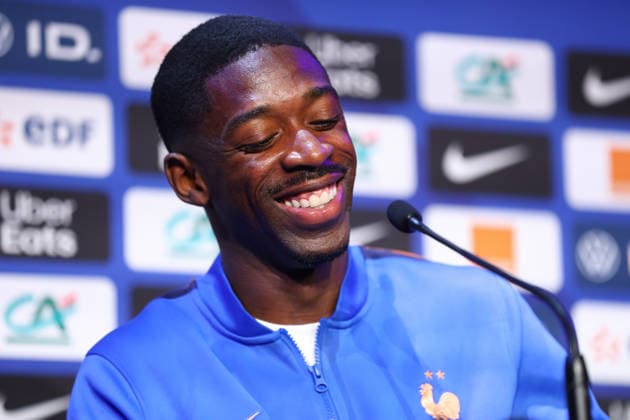 October 1, 2026, Saint-Denis, Ile-De-France, France: OUSMANE DEMBELE of France during the press conference, PK, Pressekonferenz a day ahead of the UEFA Nations League 2026 27 groupe stage matchday 3 of 6 between FRANCE and ITALY at the Stade de France in Saint-Denis, France. Saint-Denis France - ZUMAc179 20261001_zep_c179_009 Copyright: xMickaelxChavetx