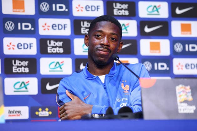 October 1, 2026, Saint-Denis, Ile-De-France, France: OUSMANE DEMBELE of France during the press conference, PK, Pressekonferenz a day ahead of the UEFA Nations League 2026 27 groupe stage matchday 3 of 6 between FRANCE and ITALY at the Stade de France in Saint-Denis, France. Saint-Denis France - ZUMAc179 20261001_zep_c179_008 Copyright: xMickaelxChavetx