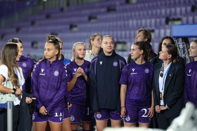 FK Austria Wien v FC Internazionale Milano - UEFA Women s Champions League 26 27 MD2 FK Austria Wien players during the UEFA Women s Champions League Matchday 2 match between FK Austria Wien and FC Internazionale Milano at Franz-Horr-Stadion on October 1, 2026 in Vienna, Austria. Vienna Franz-Horr-Stadion Austria Copyright: xYigitxOerme PSxImagesxYigitxOerme PSxImagesx