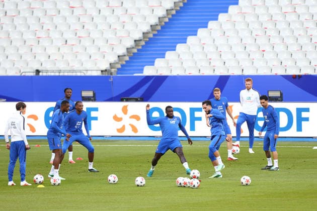 October 1, 2026, Saint-Denis, Ile-De-France, France: DAYOT UPAMECANO in the Team France Training Session a day ahead of the UEFA Nations League 2026 27 groupe stage matchday 3 of 6 between FRANCE and ITALY at the Stade de France in Saint-Denis, France. Saint-Denis France - ZUMAc179 20261001_zep_c179_060 Copyright: xMickaelxChavetx