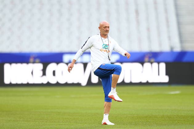 October 1, 2026, Saint-Denis, Ile-De-France, France: Goalkeeping coach FABIEN BARTHEZ in the Team France Training Session a day ahead of the UEFA Nations League 2026 27 groupe stage matchday 3 of 6 between FRANCE and ITALY at the Stade de France in Saint-Denis, France. Soccer 2026: Nations League: France : Italy  - ZUMAc179 20261001_zep_c179_065 Copyright: xMickaelxChavetx