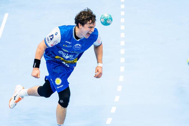 01.10.2026, GER, Handball, Maenner, Saison 26 27, Opel 1.Bl, 7.Spieltag, ThSV Eisenach - TVB Stuttgart Tillman Leu (ThSV Eisenach,99) 99817 Eisenach Werner-Assmann-Halle Am Sportp Thueringen Deutschland
