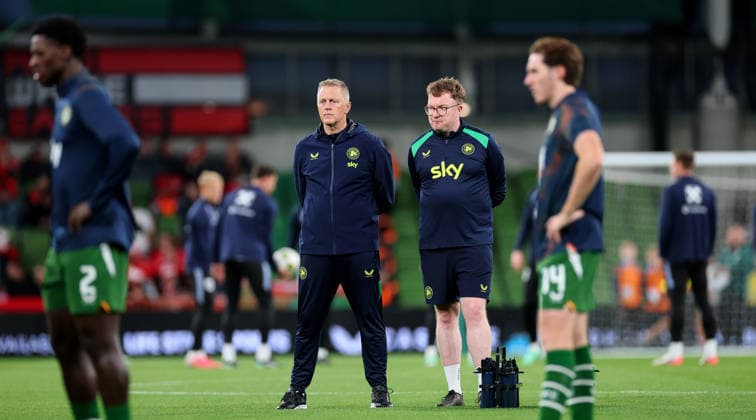 UEFA Nations League Group Stage, Aviva Stadium, Dublin 1 10 2026 Republic of Ireland vs Austria Ireland Head Coach Heimir Hallgrimsson Heimir Hallgrimsson 1 10 2026  Copyright: xx RB1_7044