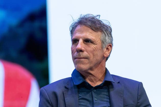 Foto Enrico Pretto LaPresse 1 ottobre 2026 Trento, Italia Cronaca Festival dello Vialli Forever Nella foto: Gianfranco Zola;  Copyright: xEnricoxPretto LaPressex