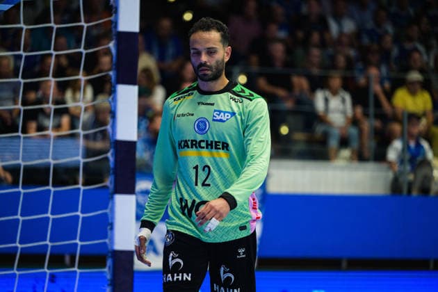 Mohamed Essam Moustafa El-Tayar (TVB Stuttgart, 12) GER, ThSV Eisenach gegen TVB Stuttgart, 1. Opel Handballbundesliga, Handball, 7. Spieltag, Saison 2026 2027, 19.00 Uhr, 01.10.2026 GER, ThSV Eisenach gegen TVB Stuttgart, 1. Opel Handballbundesliga, Handball, 7. Spieltag, Saison 2026 2027, 19.00 Uhr, 01.10.2026 Eisenach Copyright: xMartinxHerbstx