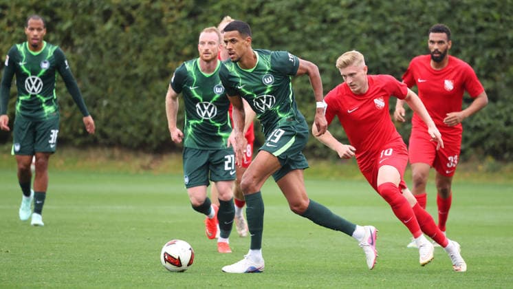 VfL vs Havelse, Testspiel Wolfsburg, 01.10.2026, Fußball, Herren, Saison 2026 2027, Testspiel, VfL Wolfsburg vs. TSV Havelse, Robert Glatzel (VfL Wolfsburg) Deutschland