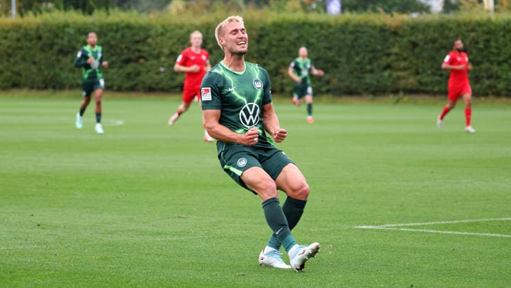 VfL vs Havelse, Testspiel Wolfsburg, 01.10.2026, Fußball, Herren, Saison 2026 2027, Testspiel, VfL Wolfsburg vs. TSV Havelse, Kilian Fischer (VfL Wolfsburg) Deutschland