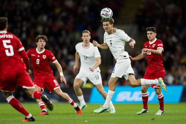 261001 David Moller Wolfe of Norway during the Nations League football match between Wales and Norway on October 1, 2026 in Cardiff. Photo: Vegard Grott BILDBYRAN kod VG VG1015 bbeng fotboll football soccer fotball nations league landskamp norge norway walesbbeng fotboll football soccer fotball nations league landskamp norge norway wales Copyright: VEGARDxGRoTT BB261001VG015