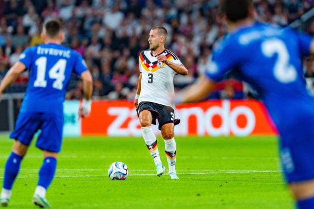 Nations League, Gruppe A, 3. Spieltag, Deutschland vs. Serbien am 01.10.2026 in der Allianz Arena in München Waldemar Anton(Deutschland) Copyright: xBahhoxKarax