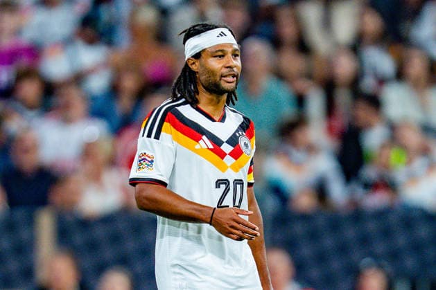Nations League, Gruppe A, 3. Spieltag, Deutschland vs. Serbien am 01.10.2026 in der Allianz Arena in München Serge Gnabry (Deutschland) Copyright: xBahhoxKarax