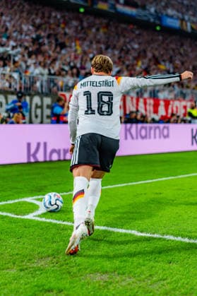 Nations League, Gruppe A, 3. Spieltag, Deutschland vs. Serbien am 01.10.2026 in der Allianz Arena in München Maximilian Mittelstädt (Deutschland) Copyright: xBahhoxKarax