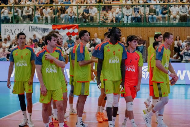 VOLLEYBALL - Coppa Pallavolo Senza Confini HARTBERG,AUSTRIA,01.OCT.26 - VOLLEYBALL - Coppa Pallavolo Senza Confini, TSV Hartberg vs Verona Volley. Image shows the team of Verona.  GEPAxpictures xRomanxKoenigshofer