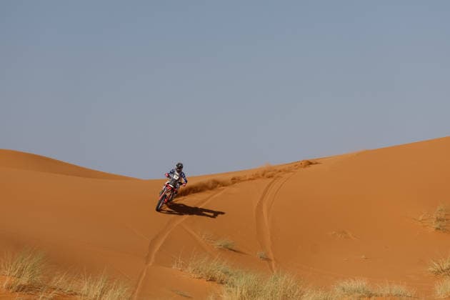 W2RC - RALLYE DU MAROC 2026 84 VENTURA Martim (por), Monster Energy Honda HRC, Honda CRF 450, FIM W2RC, Rally 2, actionN during the Stage 3 of the Rallye du Maroc 2026, 4th round of the 2026 WR2C Championship from October 1, 2026 around Zagora, Morocco - AgadirMorocco  Copyright: xFREDERICxLExFLOCxHx