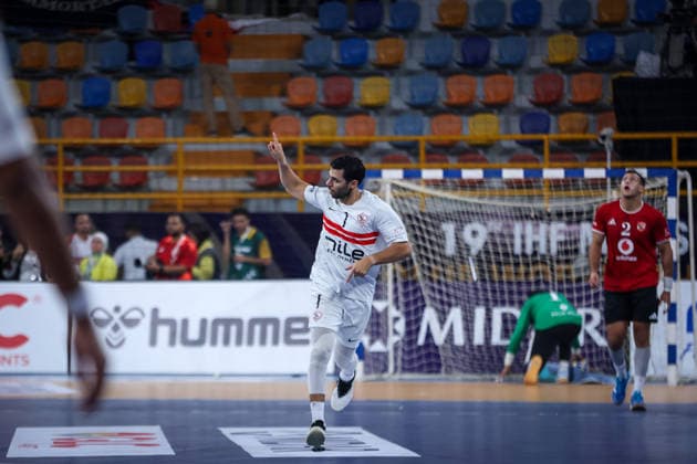 Zamalek V Al Ahly - 19th IHF Men s Club World Championship, WM, Weltmeisterschaft 2026 - Bronze Medal Match Akram Saad of Zamalek plays during the 19th IHF Men s Club World Championship 2026 bronze medal match between Zamalek and Al Ahly at the New Administrative Capital Covered Hall on October 1, 2026. New Cairo -New Capital Egypt  Copyright: xAymanxArefx originalFilename:aref-notitle261001_npGjq.jpg