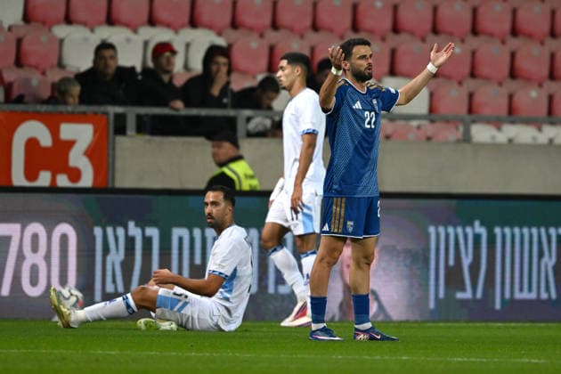 IPA89189669 - Muharrem Jashari (Kosovo) during the Nations League, Matchday 3, League B, Group B3, between Israel and Kosovo on October 1, 2026, at Nagyerdei Stadium in Debrecen, Hungary  Copyright: xVincenzoxOrlando IPAxSportx xx IPA89189669