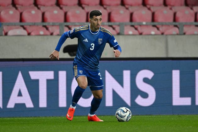 SOCCER - UEFA Nations League - Israel vs. Kosovo Photo by IPA ABACAPRESS.COM89189668 - Milot Avdyli (Kosovo) during the Nations League, Matchday 3, League B Group B3, between Israel and Kosovo on October 1, 2026, at Nagyerdei Stadium in Debrecen, Hungary Haifa Israel  Copyright: xIPAxSport ABACAx