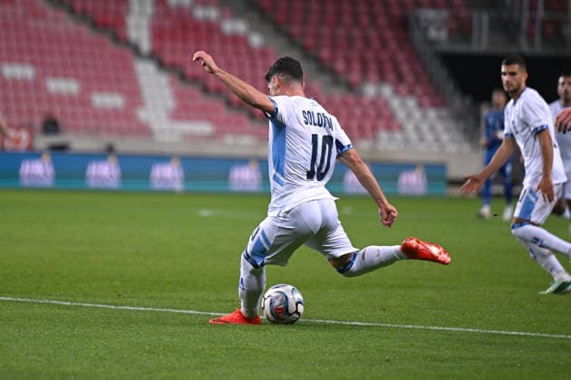 IPA89190335 - Manor Solomon (Israel) during the Nations League, Matchday 3, League B, Group B3, between Israel and Kosovo on October 1, 2026, at Nagyerdei Stadium in Debrecen, Hungary  Copyright: xVincenzoxOrlando IPAxSportx xx IPA89190335