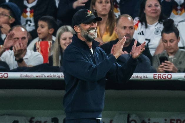 Fussball, UEFA Nations League Saison 2026 2027 Gruppe A2 - 3.Spieltag Deutschland - Serbien 01.10.2026, Allianz Arena Jürgen Klopp (Trainer Deutschland) München Allianz Arena Bayern Deutschland