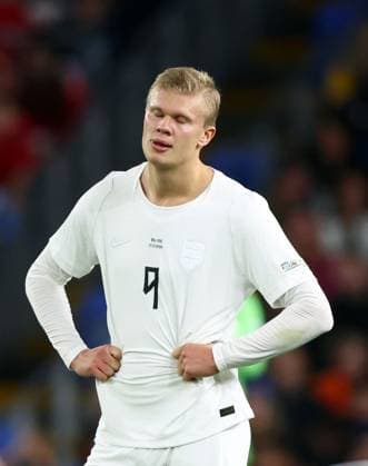 Erling Haaland of Norway shows a look of dejection Wales v Norway, UEFA Nations League, Football, Cardiff City Stadium, Cardiff, UK - 01 Oct 2026Cardiff Cardiff City Stadium United Kingdom  Copyright: xKieranxMcManus Shutterstockx 17180132bb