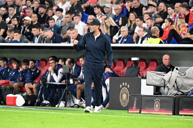 01.10.2026, xsltx, Fussball UEFA Nations League, Deutschland - Serbien v.l. Bundestrainer Trainer Juergen Jürgen Klopp (Deutsche Fussball Nationalmannschaft DFB) München