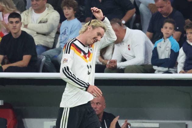 01.10.2026, xrekx, Fussball UEFA Nations League, Deutschland - Serbien v.l. Auswechslung Nick Woltemade (Deutschland) München